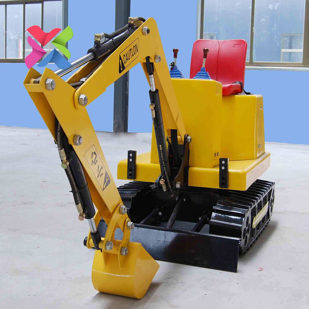 Outdoor children park kid mini excavator for sale 2