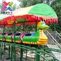 Track type caterpillar worm pully roller coaster children's playground toys for  3