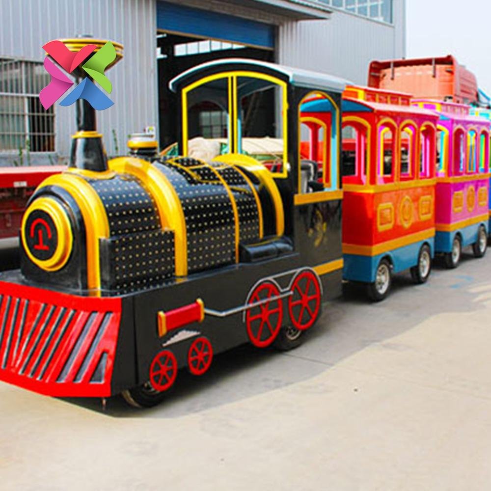 Zhengzhou Lixin electric tourist trackless trains rides for adults 3