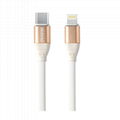 DUDAO USB Type C plug to 8 pin lightning plug cable