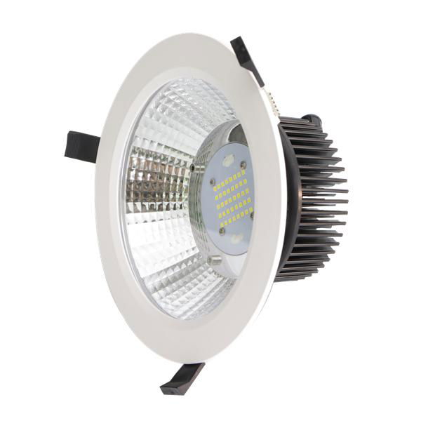 30W 40W 50W LED Downlight recessed 6 inch 200mm dia. 170mm 175mm 180mm cutout 3