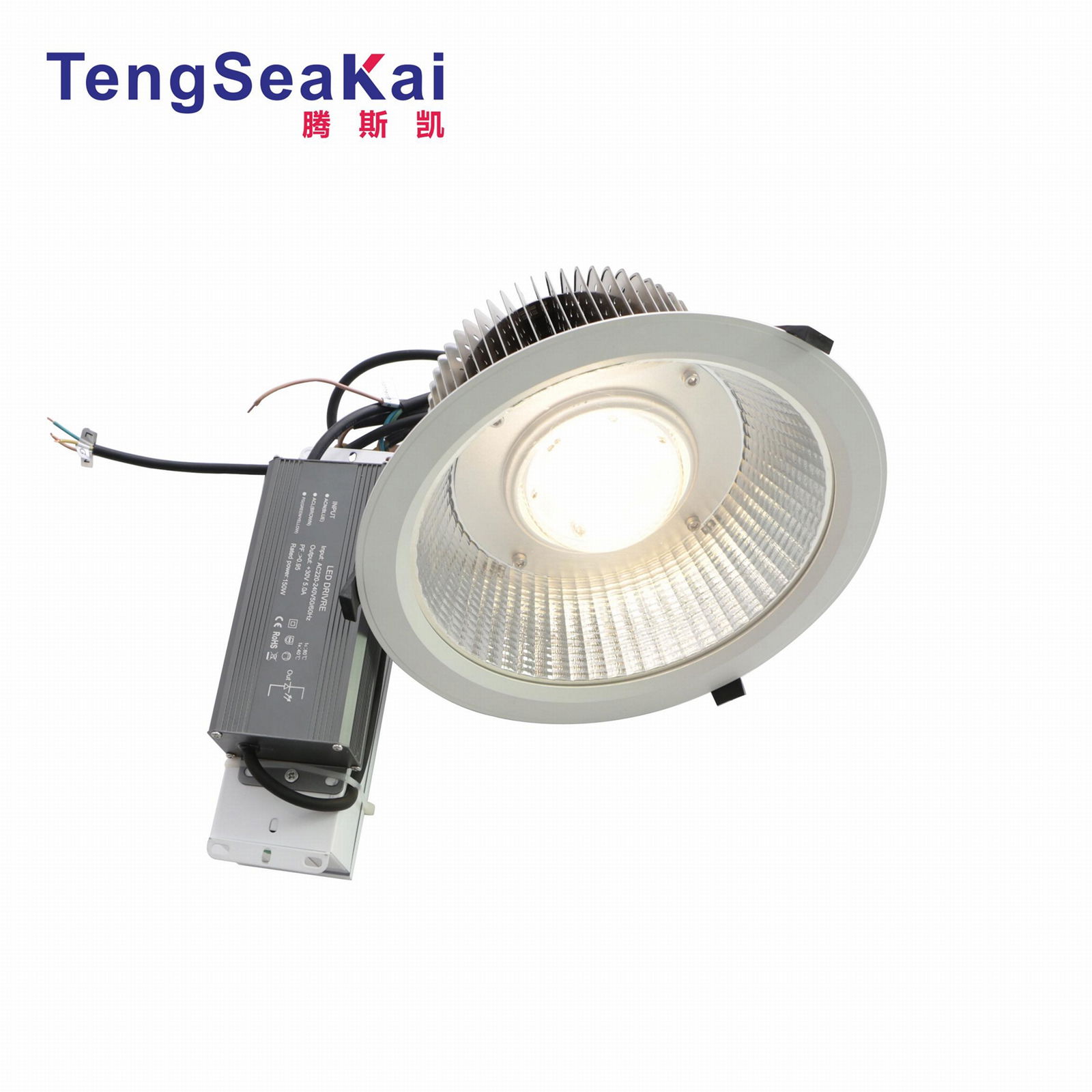 Emergency led downlight 20W 30W 50W 60W 80W Lithium battery backup 