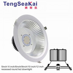 0 -10V dimmable led downlight 6 inch 8 inch 10inch 12inch 60W 70W 80W 100W 150W