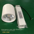 Emergency led downlight 20W 30W 50W 60W 80W Lithium battery backup  4