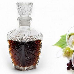 500ml glass whiskey bottles