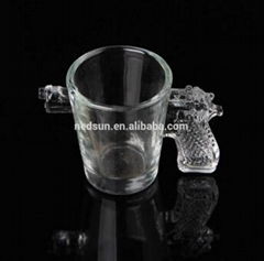 New design gun shot glass