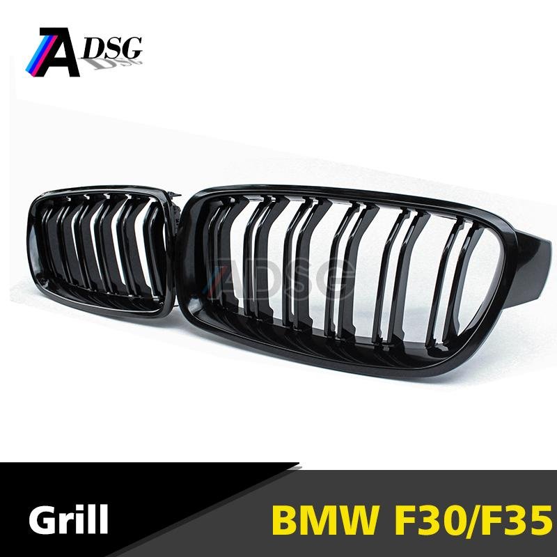 Top Sale Dual-slat Front carbon fiber Grille For BMW 3 Series F30 2