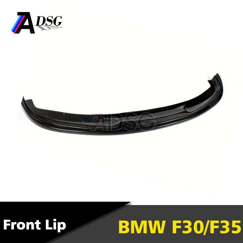 AC style Carbon fiber F30 front lip for BMW F30 2