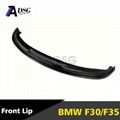 AC style Carbon fiber F30 front lip for BMW F30 3