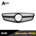 Front grille for Mercedes C class W204