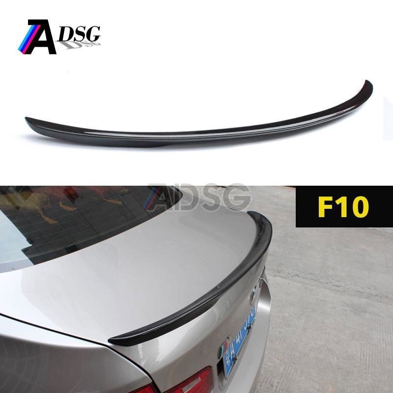 Car Carbon Fiber F10 Rear Trunk Spoiler for BMW F10