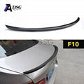 Car Carbon Fiber F10 Rear Trunk Spoiler