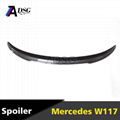 Auto Carbon Fiber Spoiler For Mercedes CLA W117 2013 + 3