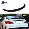 Auto Carbon Fiber Spoiler For Mercedes CLA W117 2013 +