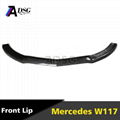 Carbon Fiber Front Lip For Mercedes CLA Class W117 2013 - 2015 3