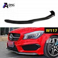 Carbon Fiber Front Lip For Mercedes CLA Class W117 2013 - 2015 1