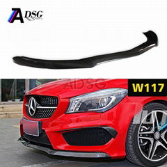 Carbon Fiber Front Lip For Mercedes CLA Class W117 2013 - 2015