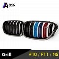 Glossy M-colour Front Bumper Grille For BMW F10 2