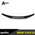 F30 rear spoiler carbon fiber rear trunk spoiler for BMW F30 Sedan 1