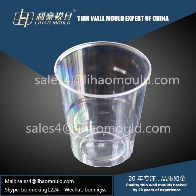 PS disposable thin wall cup mould