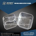 two compartment thin wall  lunch box mould 