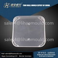 rectangle disposable thin wall container mould solution 1