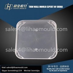 rectangle disposable thin wall container
