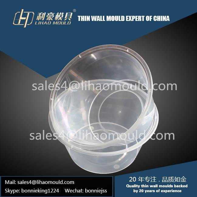 500ml disposable thin wall packing container mould