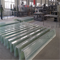 Fully automatic fiberglass roofing sheet / rain gutter / cable tray making machi