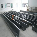 Fully automatic fiberglass roofing sheet / rain gutter / cable tray making machi 2