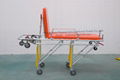 Adjustable Aluminum Alloy Ambulance Stretcher with Waterproof Cushion 4