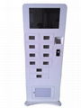 21.5 inch touch screen coin operated mobile cell phone charging kiosk  1
