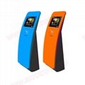Customized free standing 17 inch self service touch screen information kiosk  