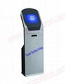 Customized floor stand 19 inch self service Queuing system kiosk  