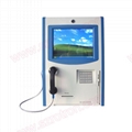 Smart design Self service wall mounted information kiosk