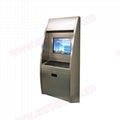 Customized 15 inch wall mounted stainless steel outdoor kiosk 1