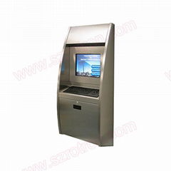 Customized 15 inch wall mounted stainless steel outdoor kiosk