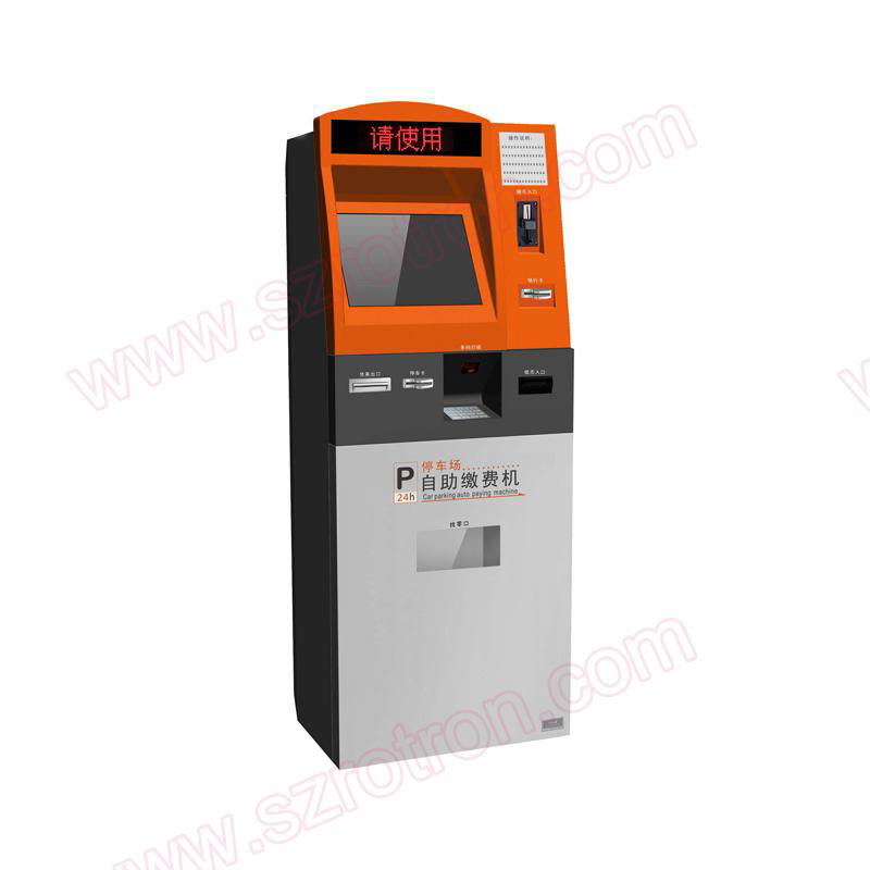 High quality 19 inch touch screen bill payment kiosk with cash acceptor