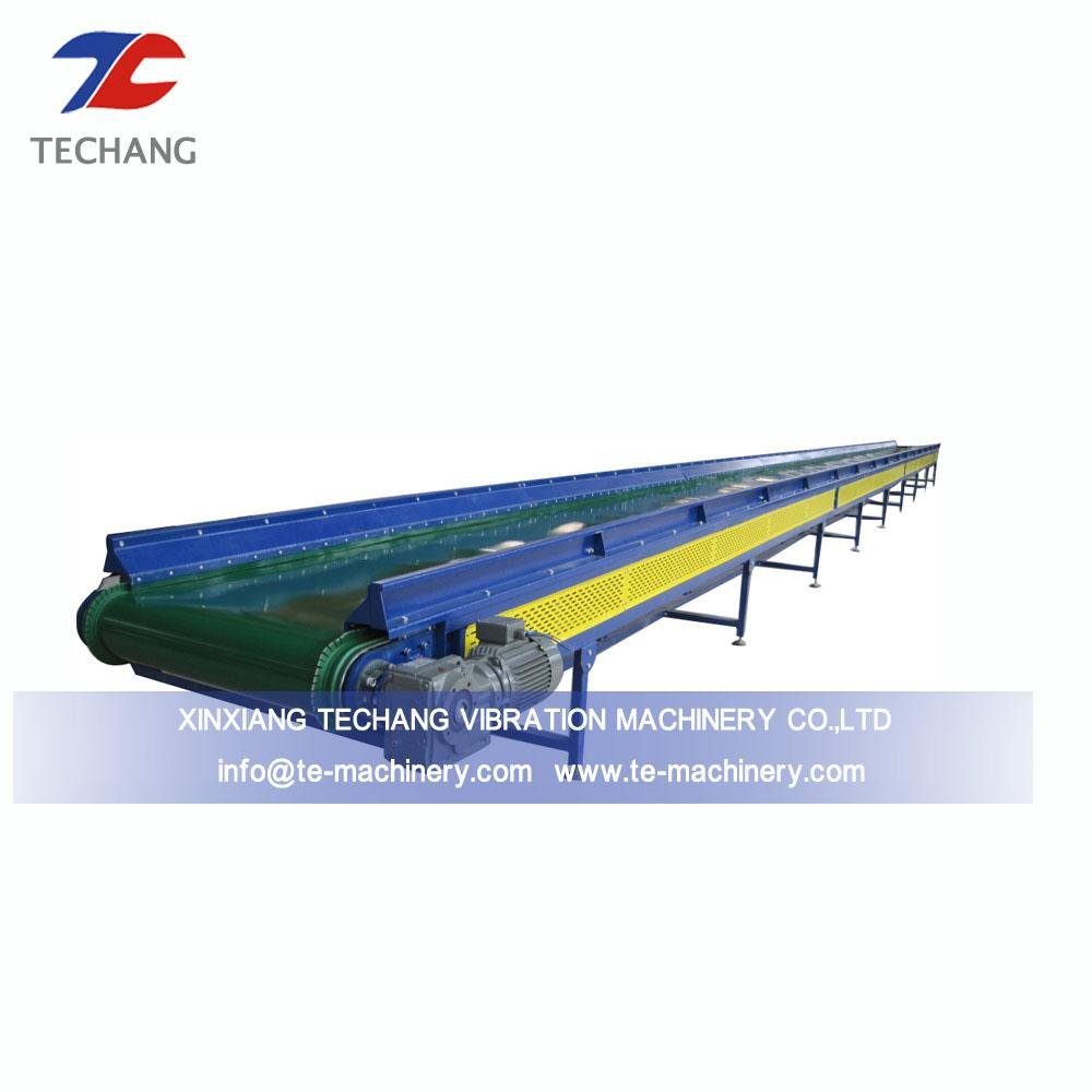 TD75 Carbon steel mini fixed flat rubber Belt conveyor