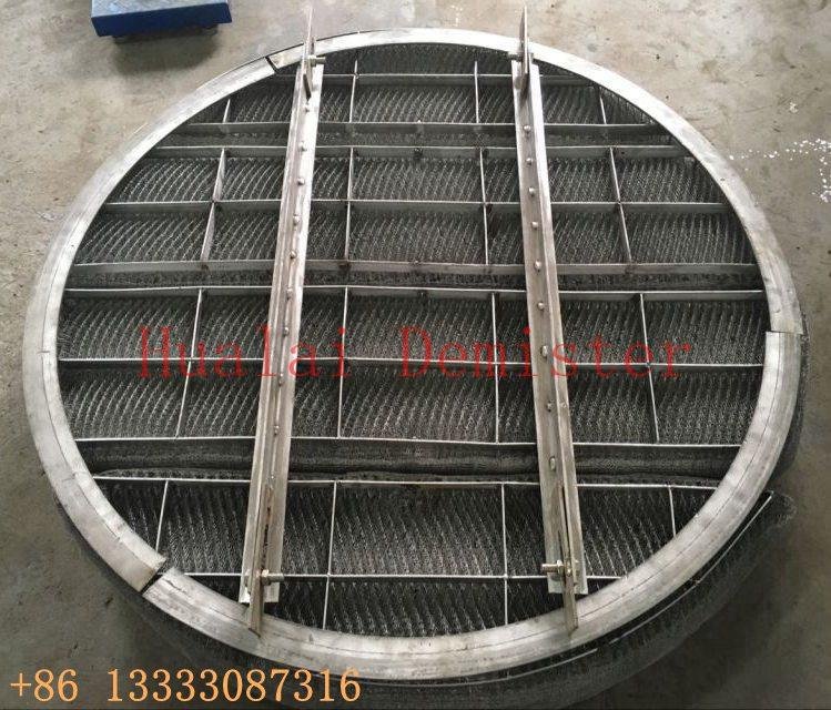 High quality stainless steel 304L wire mesh demister mist eliminator 4