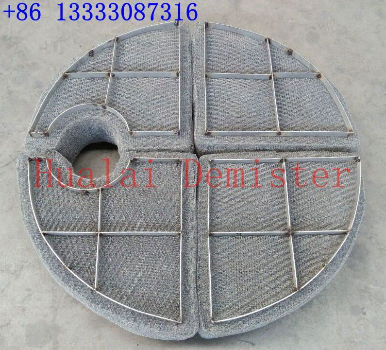 Monel Nickel Titanium 2205 material knit mesh demister 4