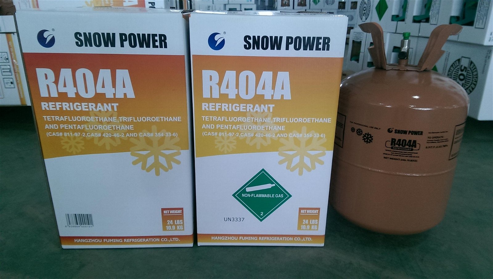HFC Snow Power Refrigerant Gas R404A