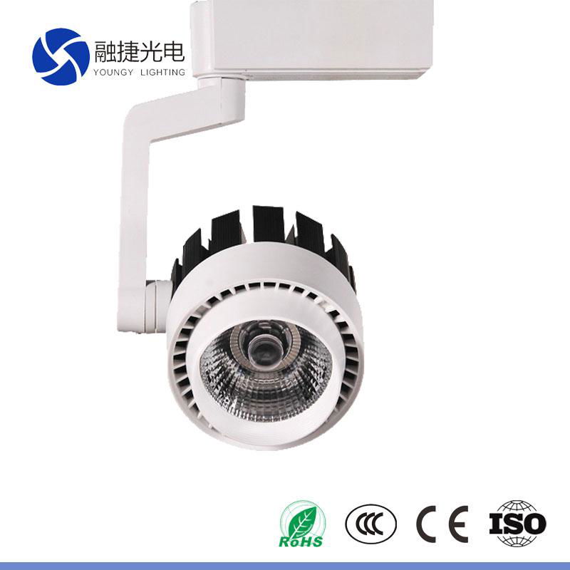 20W 30W 2 3 4 phase rotating light wireless led track lighting