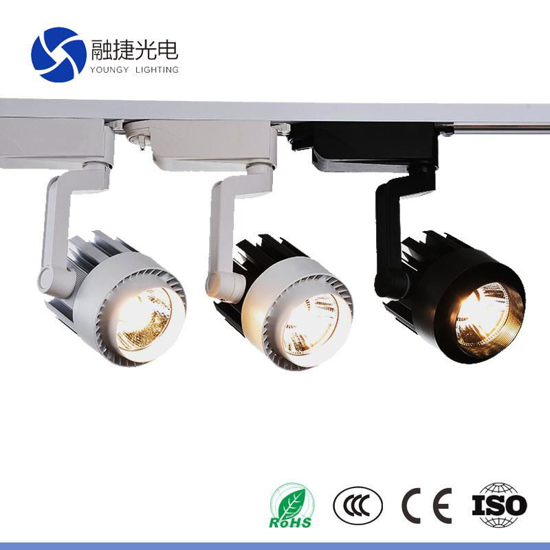 20W 30W 2 3 4 phase rotating light wireless led track lighting 4