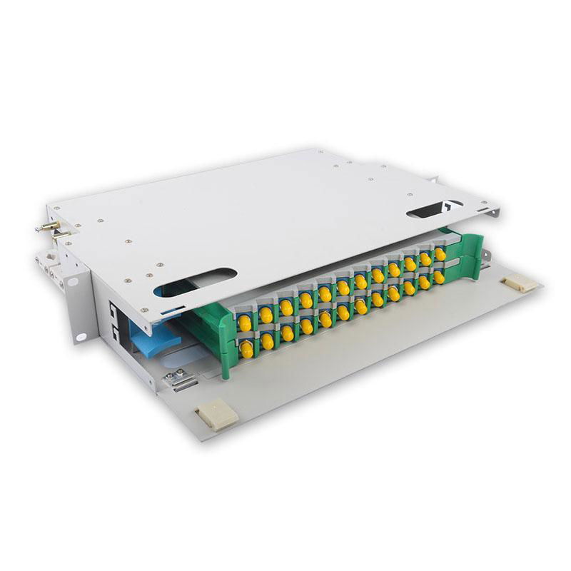 Rackmount ODF distribution frame ST connector 