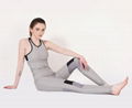 Wholesale work out funky high waist yoga sport seamless leggings 3