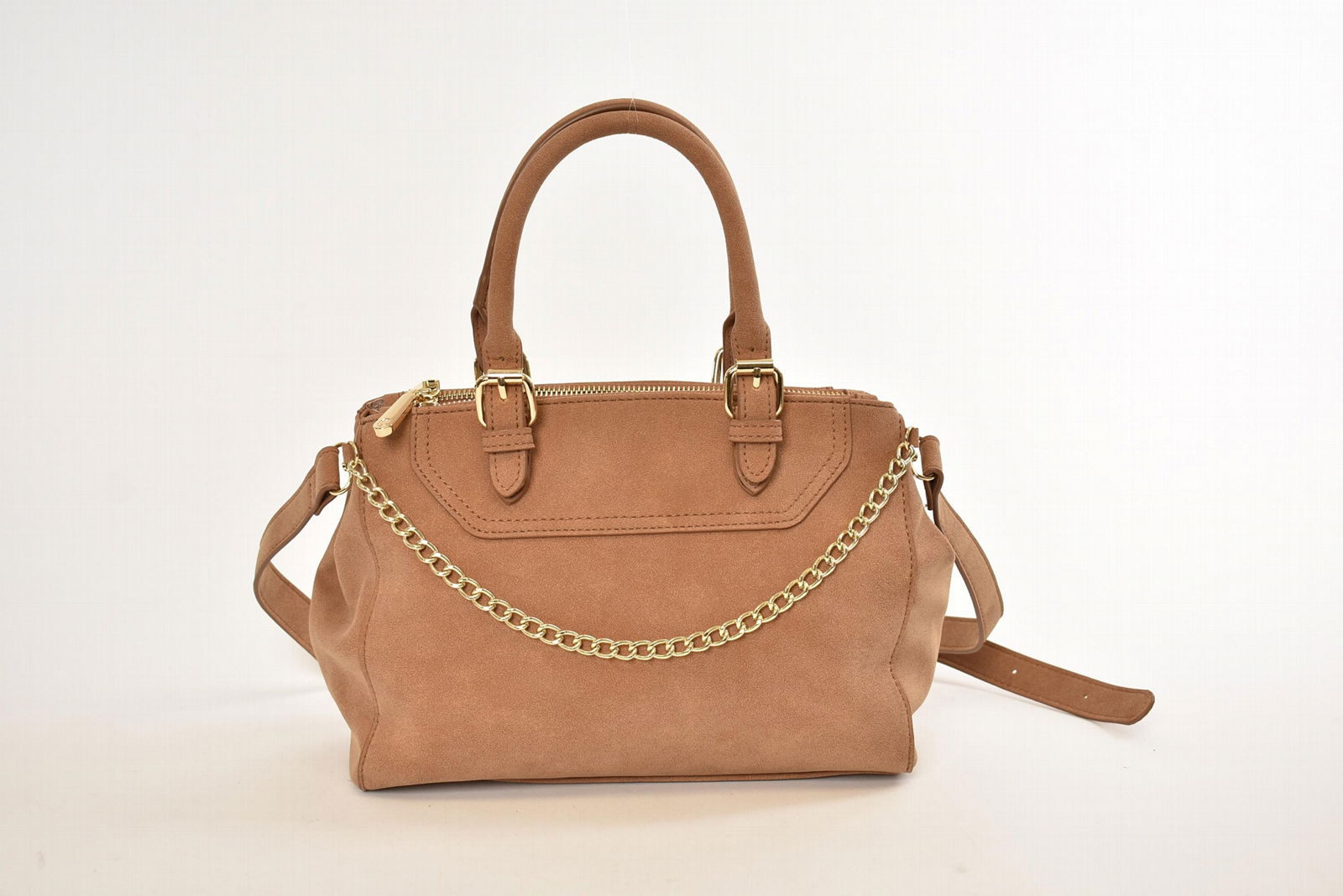 Chain Zipper Satchel