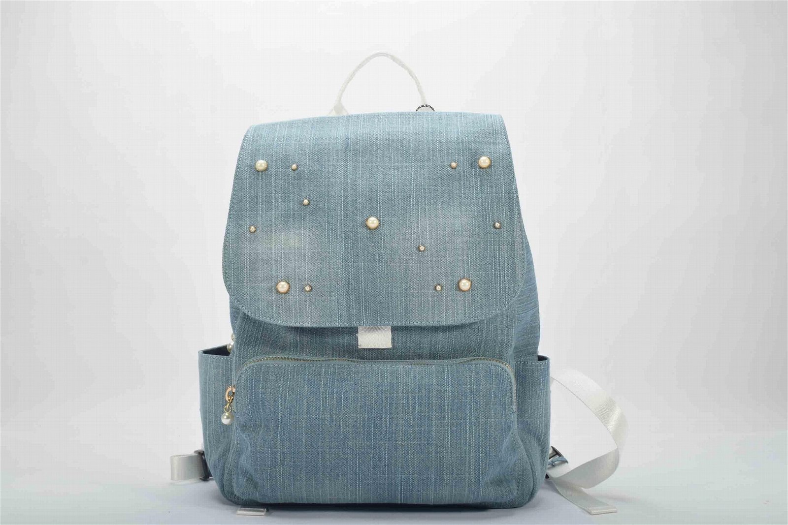 Pearl Denim Backpack