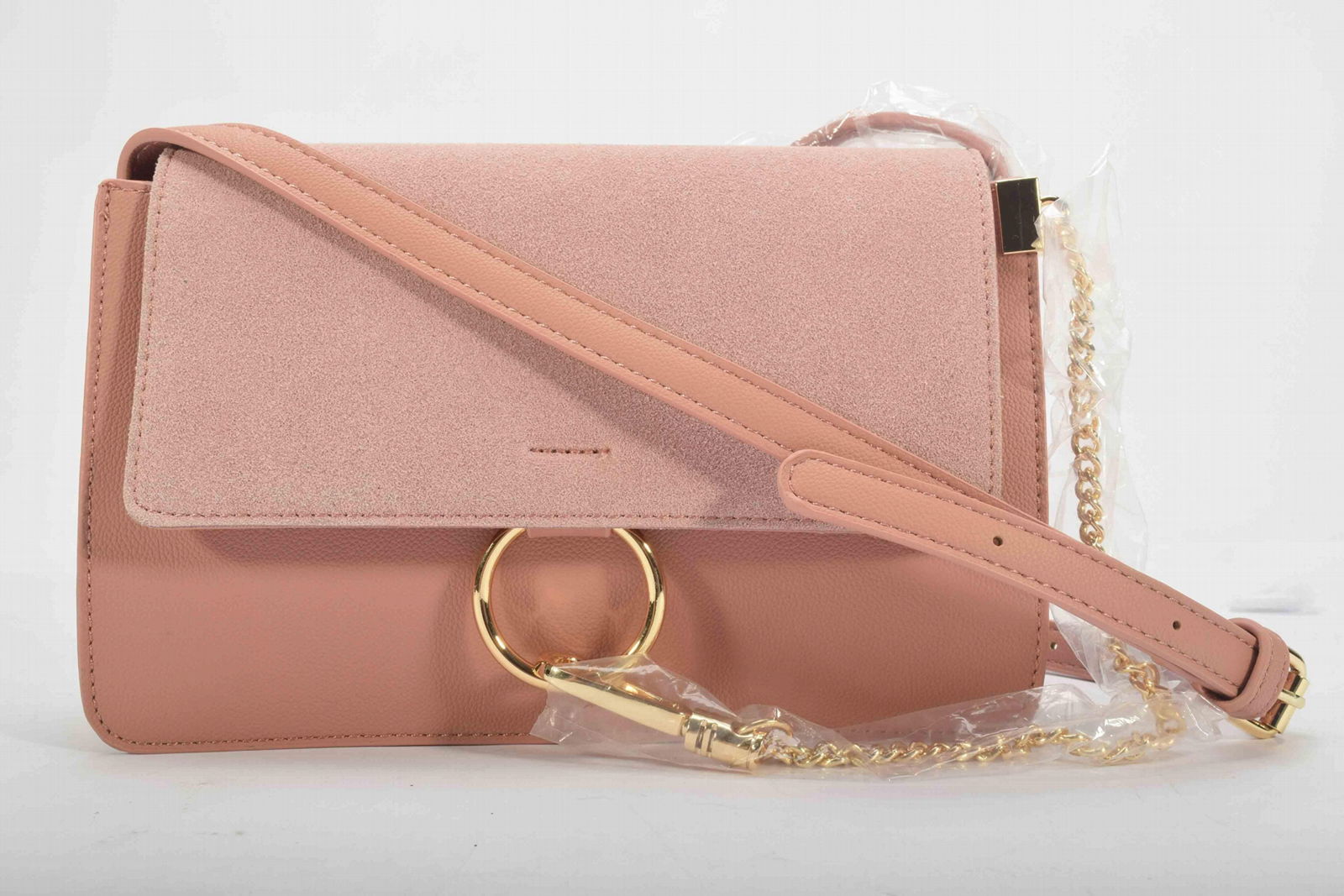 Suede Flap PU  Crossbody 