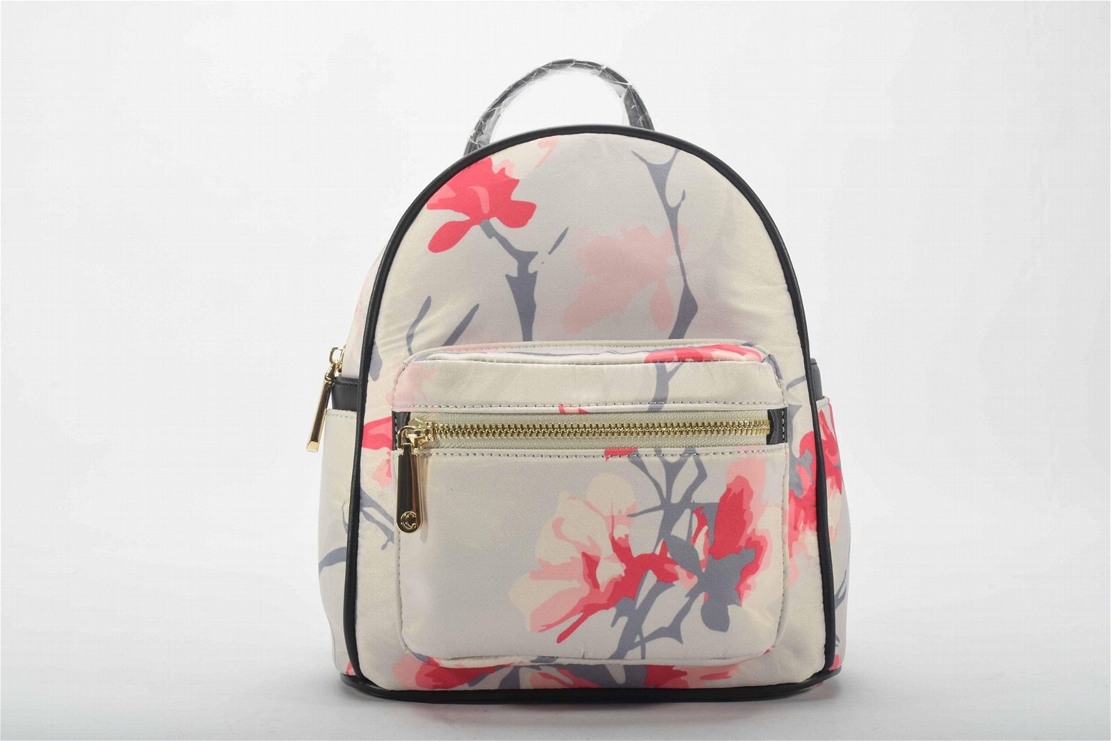 Nylon Flower Mini Backpack